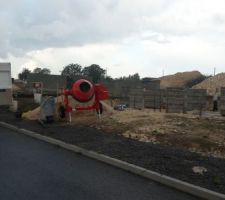 Arrivée sur le chantier