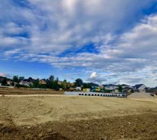 Avanc&eacute;es du chantier &agrave; mi Aout 2019