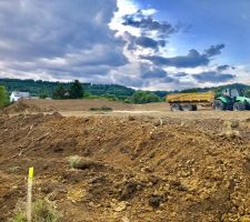 Avanc&eacute;es du chantier &agrave; mi Aout 2019