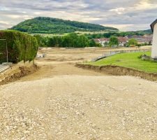 Avanc&eacute;es du chantier &agrave; mi Aout 2019