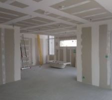 Vue de la cuisine sur le salon
