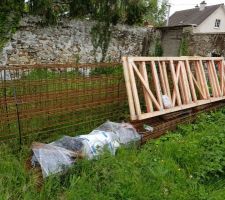 Première livraison de matériaux