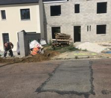 Travaux de viabilité enedis et installation du coffret ENEDIS + gaines telecom