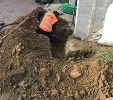 Travaux de viabilité enedis et installation du coffret ENEDIS + gaines telecom
