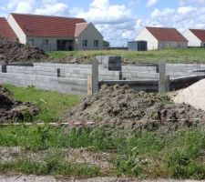 Élévation vide sanitaire (4 rang)