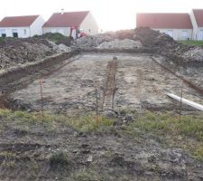 2ème jour des travaux
Fondation prêt à couler