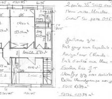 Plan 1 er etage esquisse