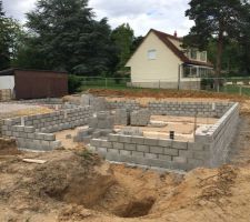 Suite de l'&eacute;l&eacute;vation du vide sanitaire