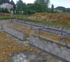 Vue génerale de la plomberie ss vide sanitaire.