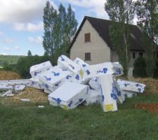 Livraison des hourdis polystyrene