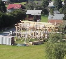 État du chantier le 24 août