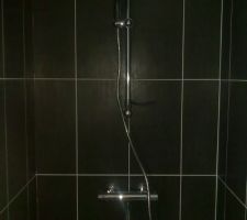 La robinetterie de la douche