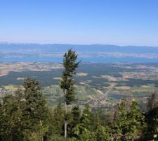 Vue depuis le mont derrière notre maison