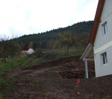 L'entr&eacute;e du terrain