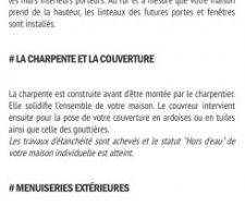Voici les étapes de rêve sur le site maison France confort. Ce n?est malheureusement qu?un RÊVE!!! La réalité est tout autre!! Méfiez vous et n?hésitez pas à vous renseigner!!!