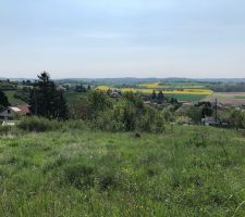 Vue depuis le terrain