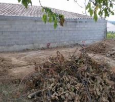 Réseaux humides terminés et terrain mis à plat