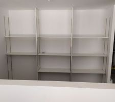 Création de rangement dans les placards - BUREAU
