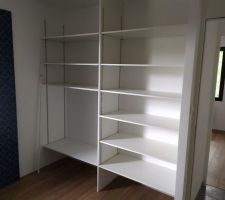 Création de rangement dans les placards - CHAMBRE