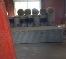 Début Placo... plafonds