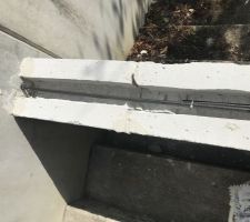 Le chaînage avant le coulage du béton