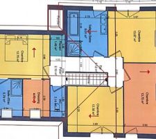 Ebauche de l'&eacute;tage