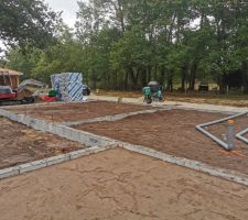 Réalisation du terrain plein