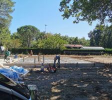 Mise en place des treillis