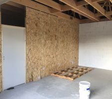 Peinture murs garage