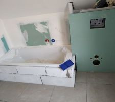 Coffrage baignoire
