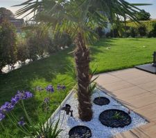 Plantation autour de la terrasse