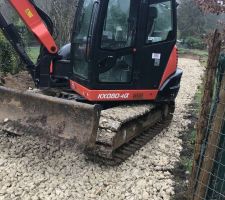 Terrassement du chemin