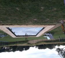 Aménagement de notre terrain petit bassin en cours de finitions