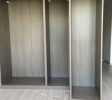 Montage des placards des chambres !