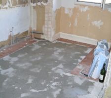 D&eacute;pose cu carrelage et r&eacute;agr&eacute;age