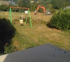 Début du terrassement