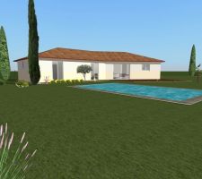 Maison rendu 3D