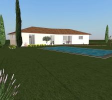 Maison rendu 3D