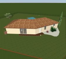 Maison rendu 3D