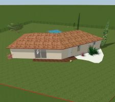 Maison rendu 3D