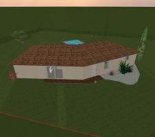 Maison rendu 3D