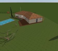 Maison rendu 3D