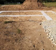 Terrassement et fondations coul&eacute;es