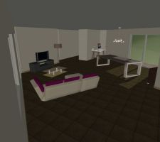 Maison rendu 3D