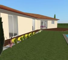Maison rendu 3D