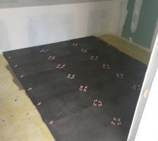 Carrelage salle de bain étage