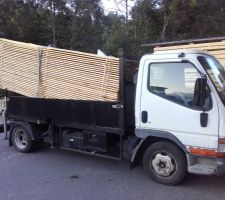 Appro du plancher sapin brut 20mm tout venant