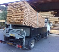 Appro du plancher sapin brut 20mm tout venant