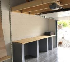 Garage en cours de finition d?aménagement