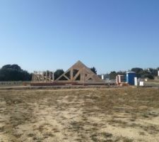 Charpente fabriqué au sol
